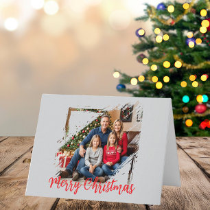 Familienfoto Weihnachten Personalisierte Weihnacht Karte