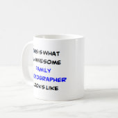 Familienfotograf, phantastisch kaffeetasse (Vorderseite Links)