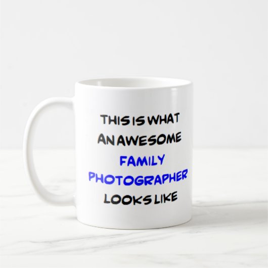 Familienfotograf, phantastisch kaffeetasse (Links)