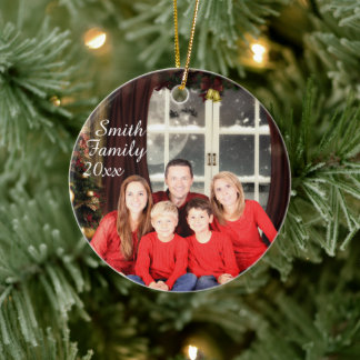 Familienfotografie Keramik Ornament