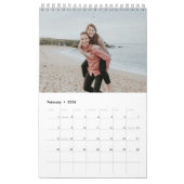 Familienfotos 2026 Foto 12 Monat Kalender (Feb 2026)