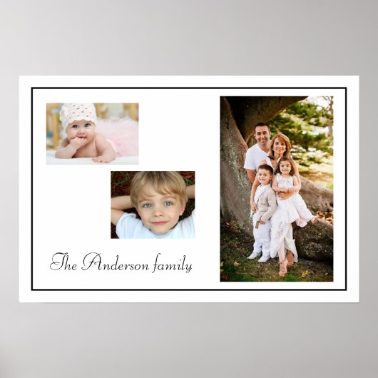 Familienfotos aller Art / Poster (Vorne)