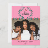 Familienfotos Weihnachtskarte (Vorderseite)