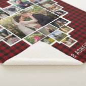 Familienfotosammlung Herz 25 Bilder Name Rot Karie Sherpadecke (3/4)