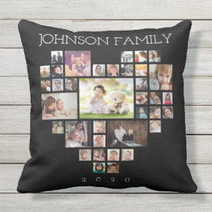 Familienfotosammlung (Personalisieren von Foto und Kissen