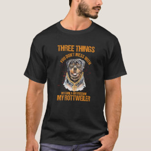 Familienfreiheit Rottweiler Hundebesitzer Rottie T-Shirt