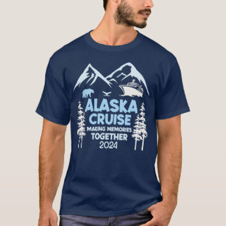 Familienfreunde und Gruppe Alaska Kreuzfahrt 2024 T-Shirt