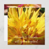 Familienfreunde versammeln sich! Einladungen Dahli (Vorne/Hinten)