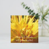 Familienfreunde versammeln sich! Einladungen Dahli (Stehend Vorderseite)