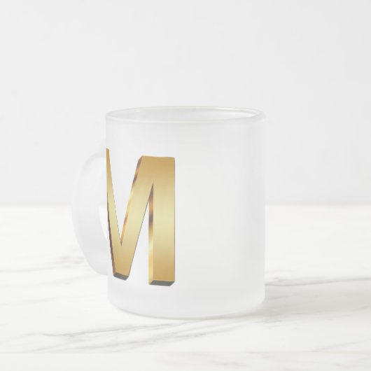 Familienfreundschwesterbruderbüro-Zuhausemonogramm Mattglastasse (Vorderseite Links)