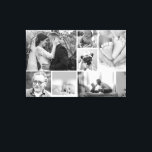 Familiengalierkollektion Schwarz-Weiß-Fotos Leinwanddruck<br><div class="desc">Ich starrte auf eine bloße Mauer auf der Zuhause und träume davon, eine Galeriemauer zu machen. Der Gedanke, andere Bildrahmen bekommen zu müssen, behalte, mich davon abzuhalten, sich damit fortzubewegen. Haben Sie das gleiche Problem? Als Alternative für uns habe ich diese Leinwand-Vorlage erstellt, die aus verschiedenen Bildgrößen mit einem Schwarz-Weiß-Filter...</div>