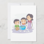 Familiengebäck Einladung (Vorderseite)