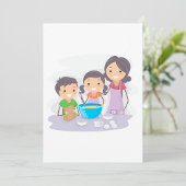 Familiengebäck Einladung