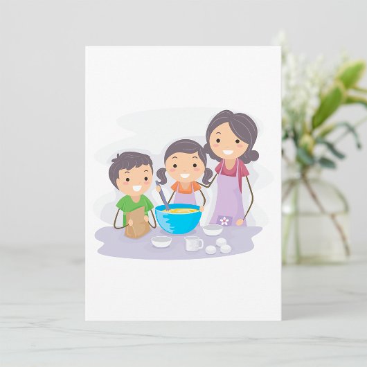 Familiengebäck Einladung