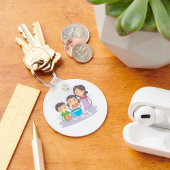 Familiengebäck Schlüsselanhänger