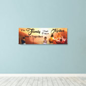 Familiengebet Leinwanddruck (Insitu (Holzboden))