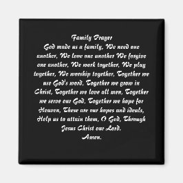 Familiengebet Magnet