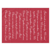 Familiengebet Tischdecke (Vorderseite (Horizontal))