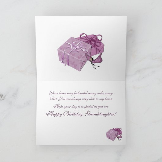 Familiengeburtstag Karte (Innenseite)