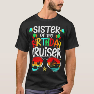 Familiengeburtstagsfahrt Schwester des Geburtstags T-Shirt