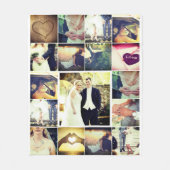 Familiengedächtnis-Fotosteppdecke Fleecedecke (Vorderseite)