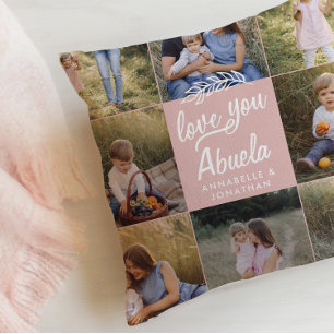 Familiengeschenk 8 Foto Enkelkind Kissen