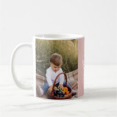 Familiengeschenk Foto Enkel einfache Typografie Kaffeetasse (Links)