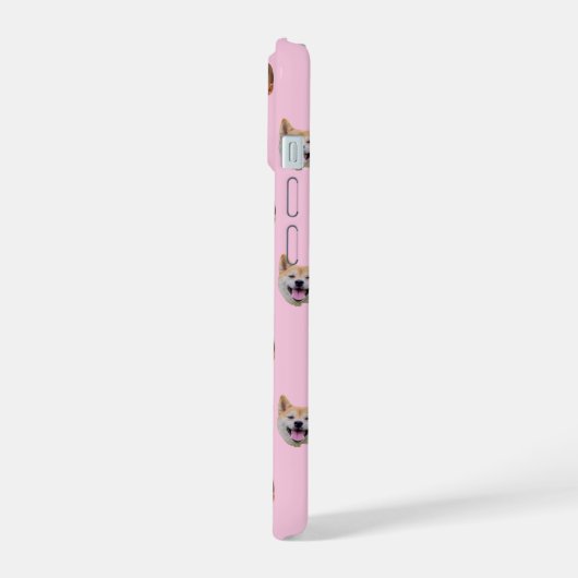 Familiengeschenk für benutzerdefinierte Gesichter, iPhone 15 Hülle (Linke Seite)