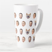 Familiengeschenk für benutzerdefinierte Gesichter, Milchtasse (Rechte Ecke)