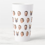 Familiengeschenk für benutzerdefinierte Gesichter, Milchtasse (Vorderseite)