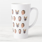 Familiengeschenk für benutzerdefinierte Gesichter, Milchtasse (Rechts)