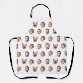 Familiengeschenk für benutzerdefinierte Gesichter, Schürze (Vorderseite)