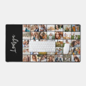 Familiengeschenk für mehrere Fotos Schreibtischunterlage (Tastatur & Maus)