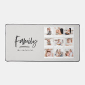 Familiengeschenk mit mehreren Fotos Eleganz Wohnge Schreibtischunterlage (Vorderseite)