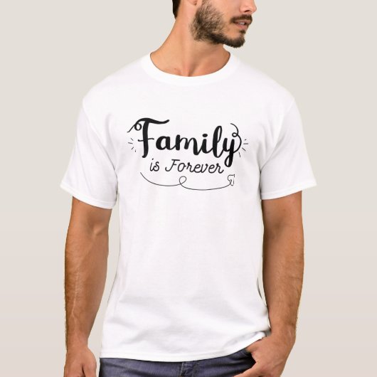 Familiengeschenke Liebe Wiedersehen | Familie ist  T-Shirt (Vorderseite)