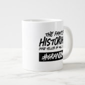 Familiengeschichtsträchtige ... Hashtag Granddad Jumbo-Tasse (Vorderseite Rechts)