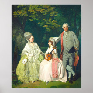 Familiengruppe: Francis Wheatley Fine Art Poster