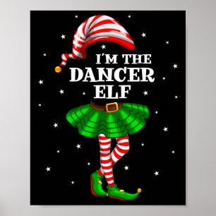 Familiengruppe Ich bin der Tänzer Elf Weihnachten Poster