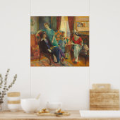 Familiengruppe: William Glackens Fine Art Poster (Küche)
