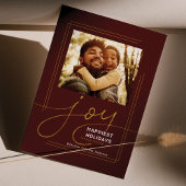 Familiengrüße Foto Script Freude Weihnachten