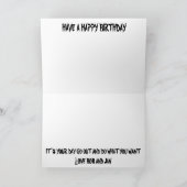 FAMILIENHAUS Geburtstagskarte Karte (Innenseite)