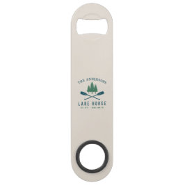 Familienhaus Modernes Rustikales Boat Oar Pine Tre Speed Flaschenöffner