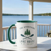 Familienhaus Modernes Rustikales Boat Oar Pine Tre Tasse