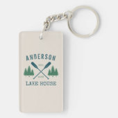 Familienhaus Rustikaler Pinienwald 2 Seite Schlüsselanhänger (Rückseite)