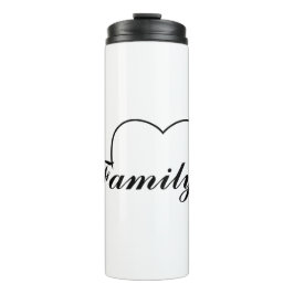 Familienherz Thermosbecher