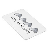 Familienherzen Magnet (Rechte Seite)