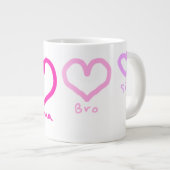 Familienherzen Tasse (Vorderseite Rechts)
