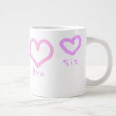 Familienherzen Tasse (Rechts)