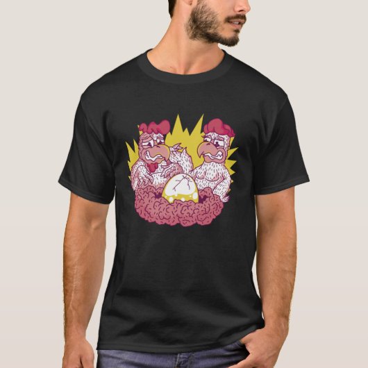 Familienhühner T-Shirt (Vorderseite)
