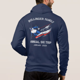 Familienjährliche Skireise mit individuellem Urlau Hoodie